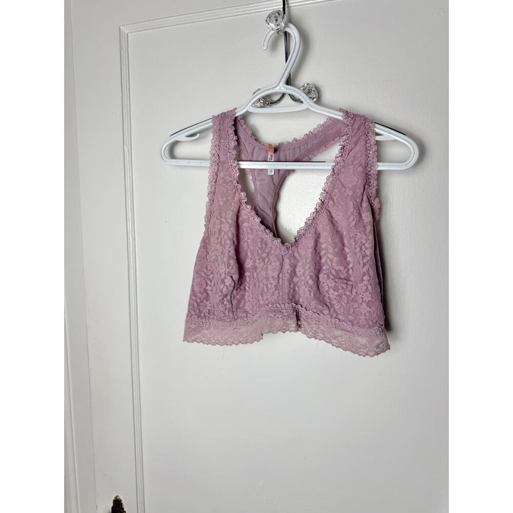 Thirdlove Bralette Women's Plus 3XL Purple Mauve Everyday Lace Racerback Girly